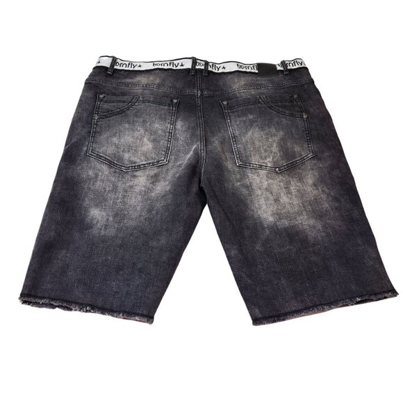 Born Fly Other - Born Fly Mens Size 42 Shorts Black Denim  Stretch NWT ---15